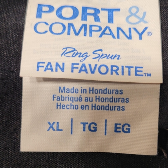 USA Flag Eagle Motif T-Shirt Size XL Black - Picture 4 of 4